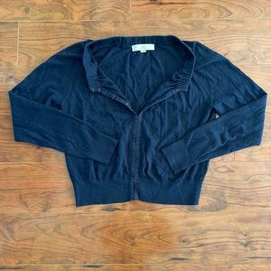 LOFT Dark Blue Cardigan